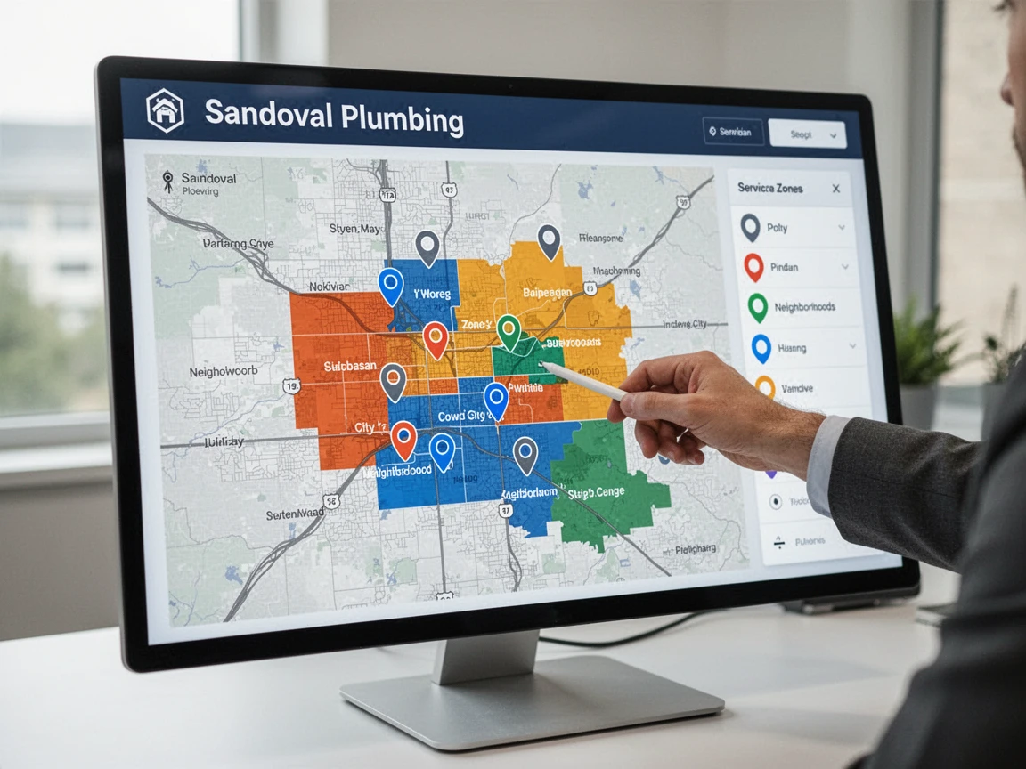 Plumbing Service Areas Map