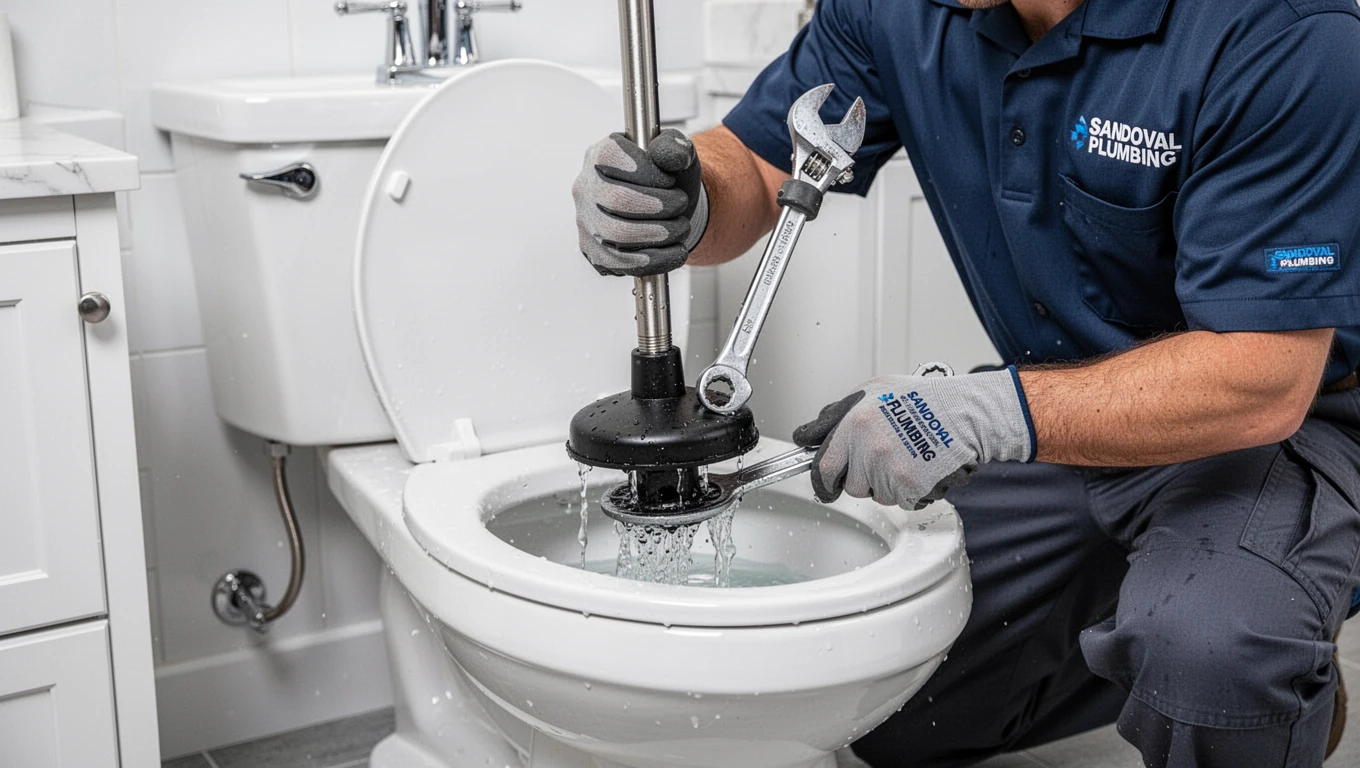 Clogged Toilet Repair
